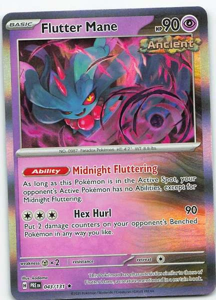 Flutter Mane - Prismatic Evolutions #043/131