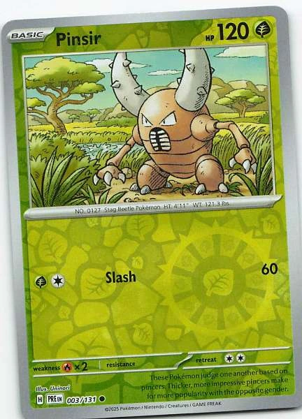 Pinsir - Prismatic Evolutions #003/131