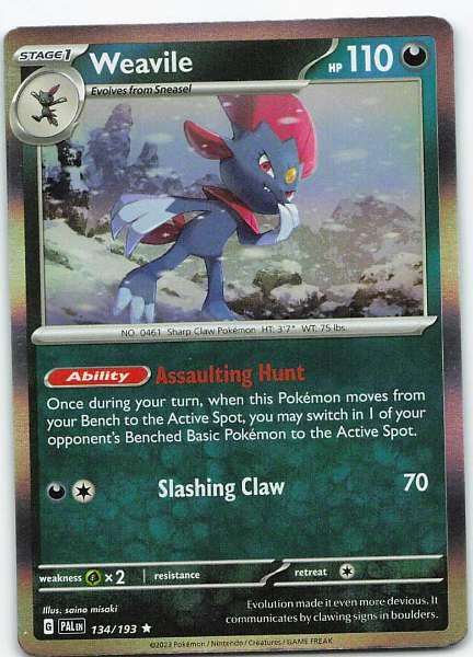 Weavile - Paldea Evolved #134/193