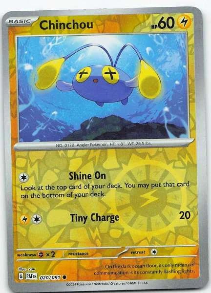 Chinchou - Paldean Fates #020/091