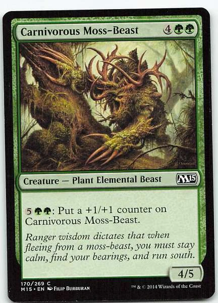 Carnivorous Moss-Beast - Magic 2015 #170/269