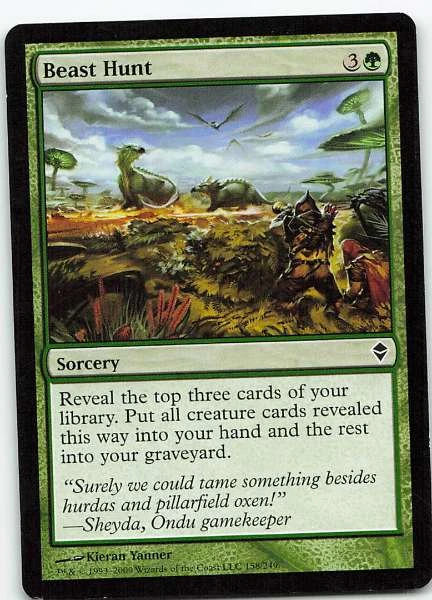 Beast Hunt - Zendikar #158/249