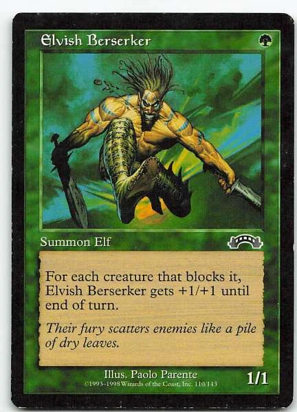 Elvish Berserker - Exodus #110/143