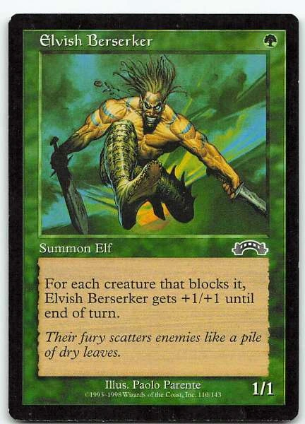 Elvish Berserker - 9th Edition #119/143