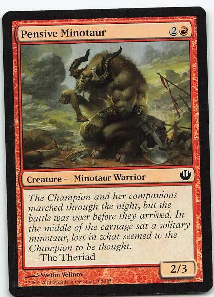 Pensive Minotaur #165/165
