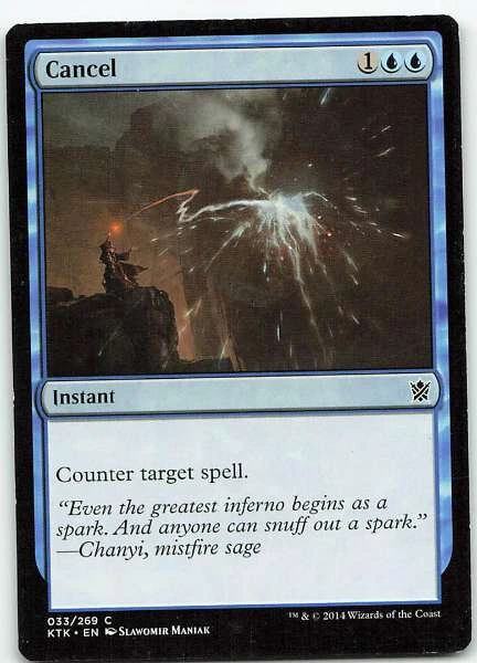 Cancel - Khans of Tarkir #033/269