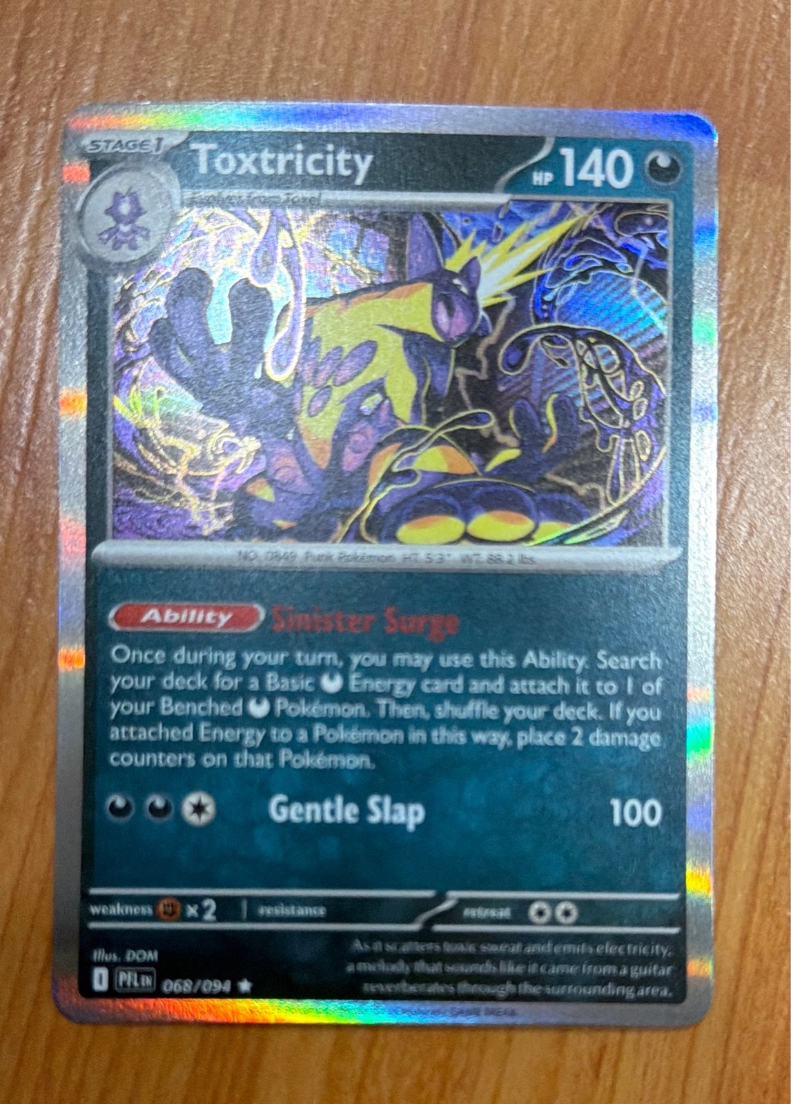 Toxtricity - Pokémon Scarlet & Violet #068/094