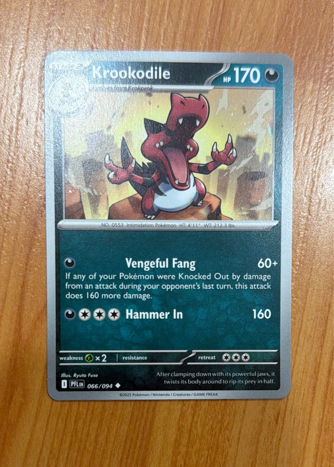 Krookodile - Prismatic Evolutions #066/094