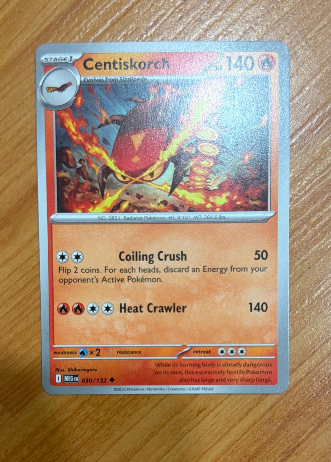 Centiskorch - Pokémon TCG: Scarlet & Violet—Prismatic Evolutions #030/132