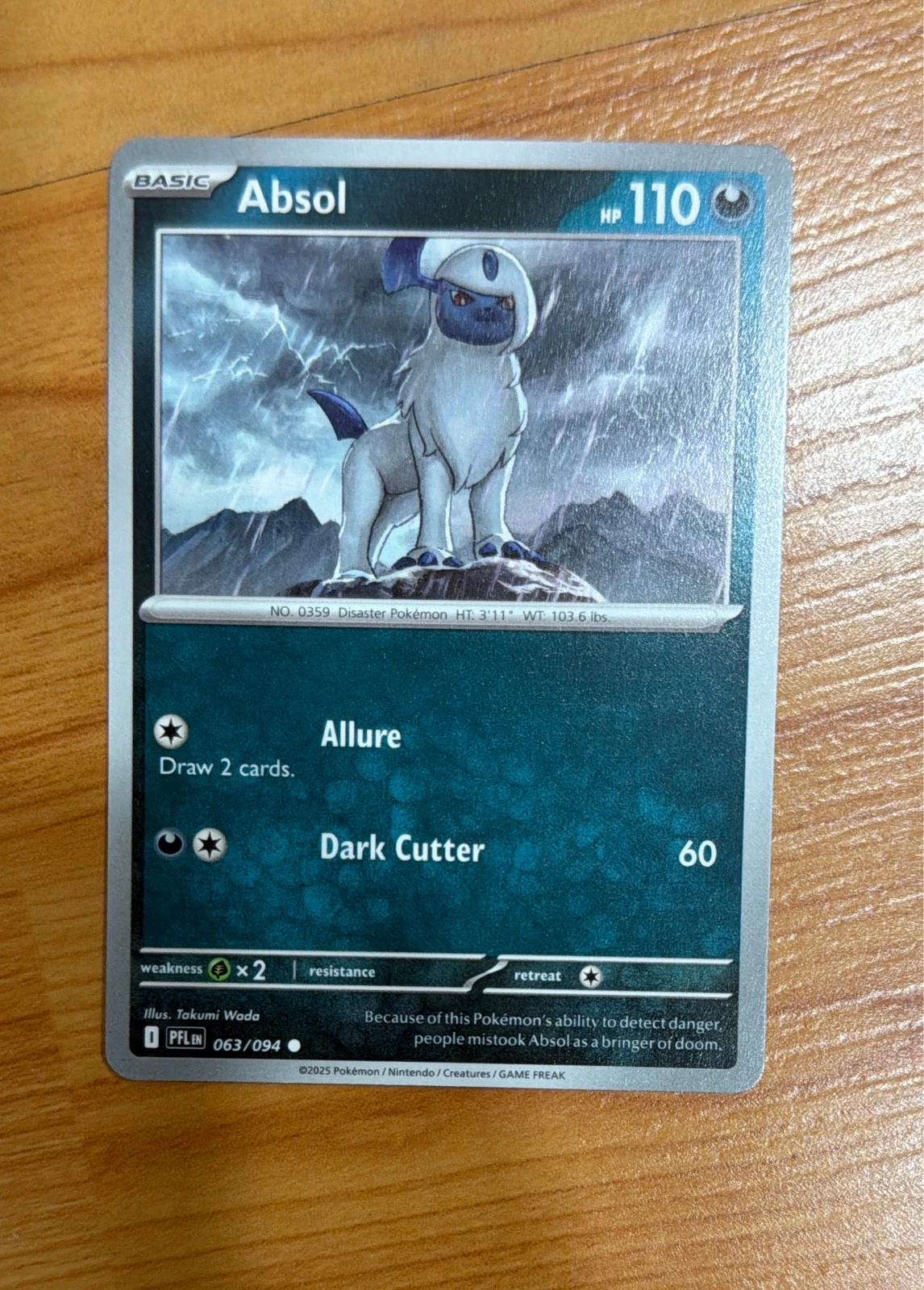 Absol - Pokémon Trading Card Game Classic #063/094