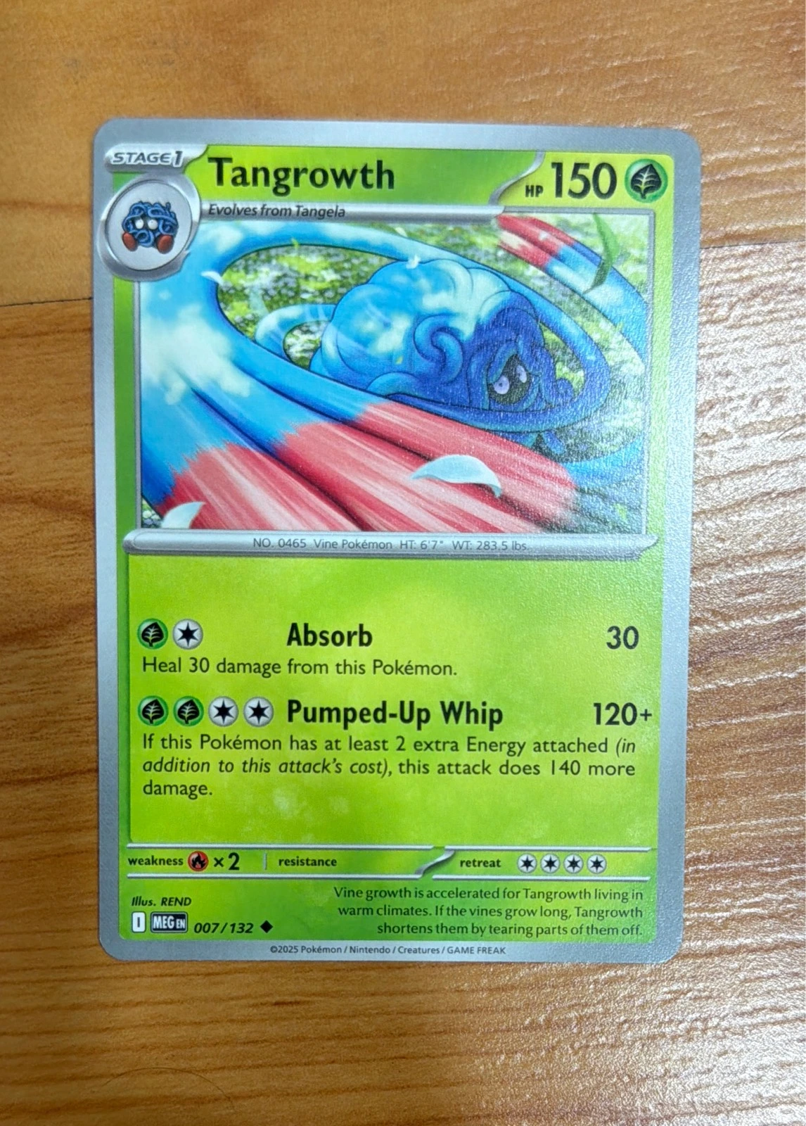 Tangrowth - Pokémon TCG: Scarlet & Violet—Prismatic Evolutions #007/132