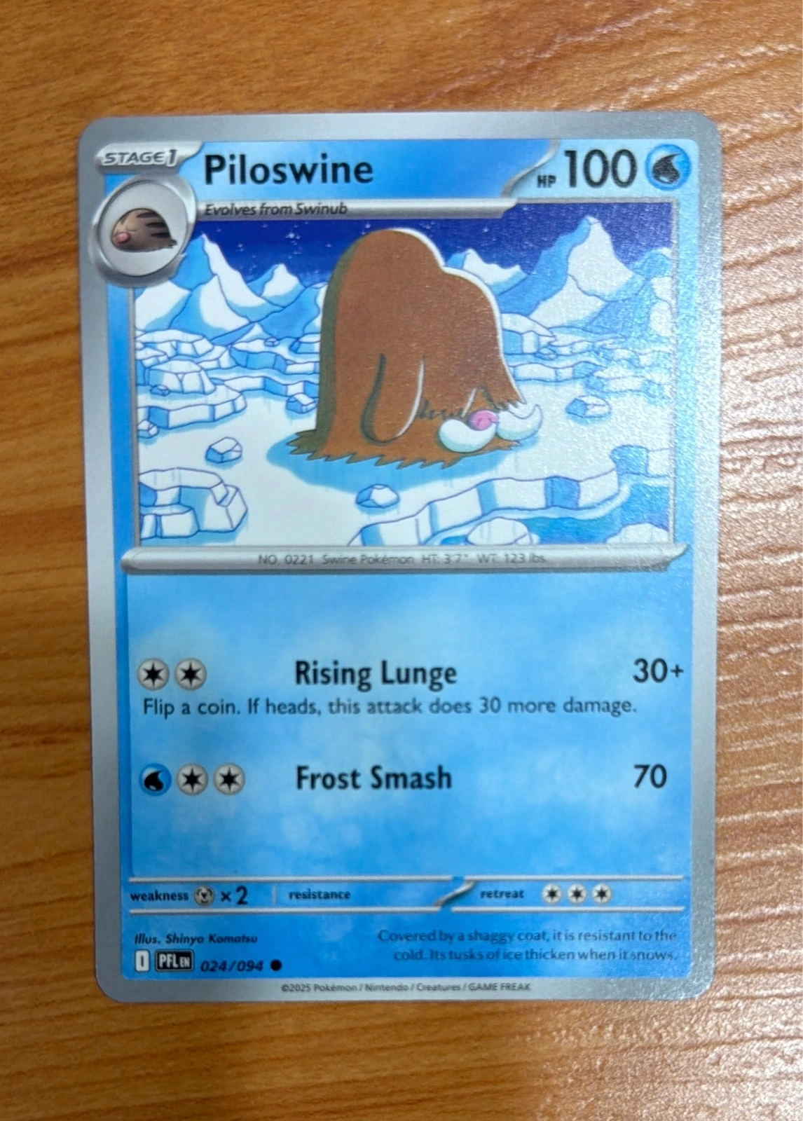 Piloswine - Prismatic Evolutions #024/094