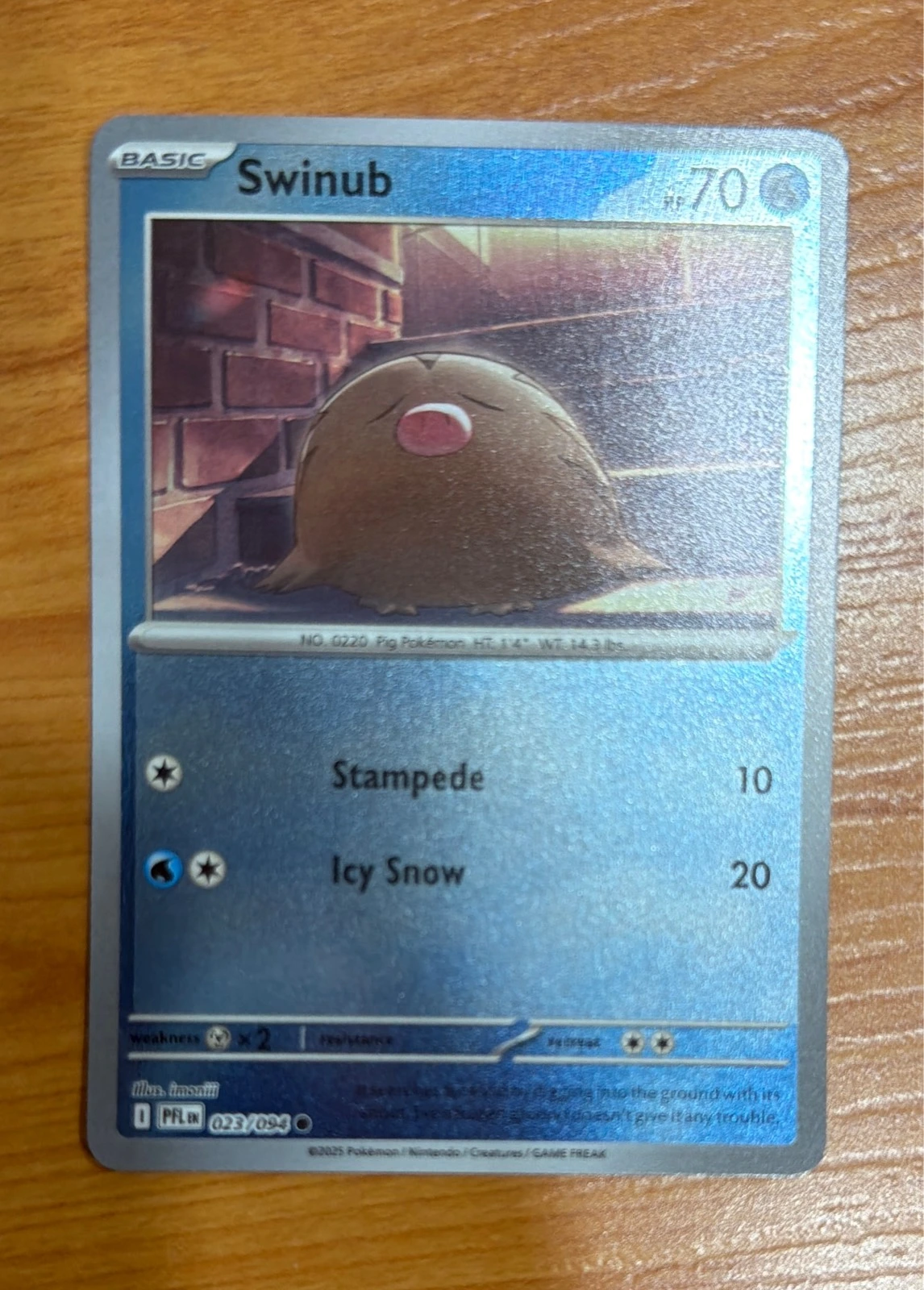Swinub - Prismatic Evolutions #023/094