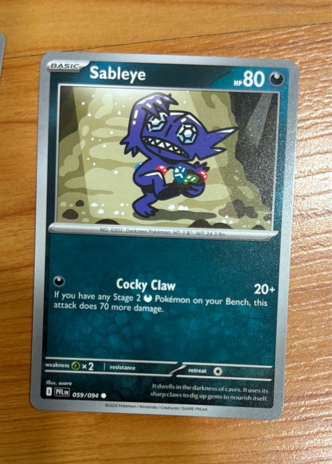Sableye - Prismatic Evolutions #059/094