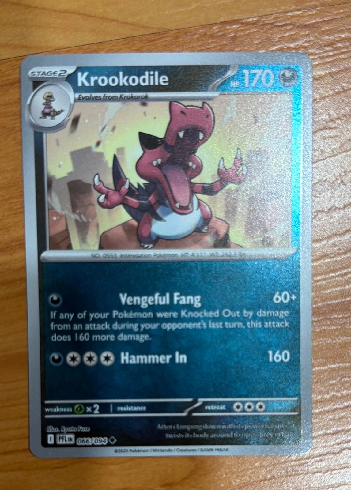 Krookodile - Prismatic Evolutions #066/094