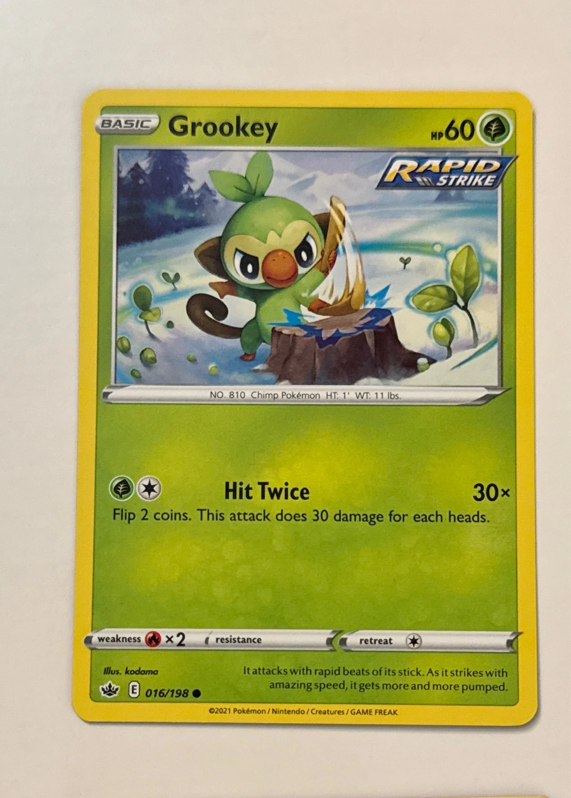 Grookey - Chilling Reign #016/198