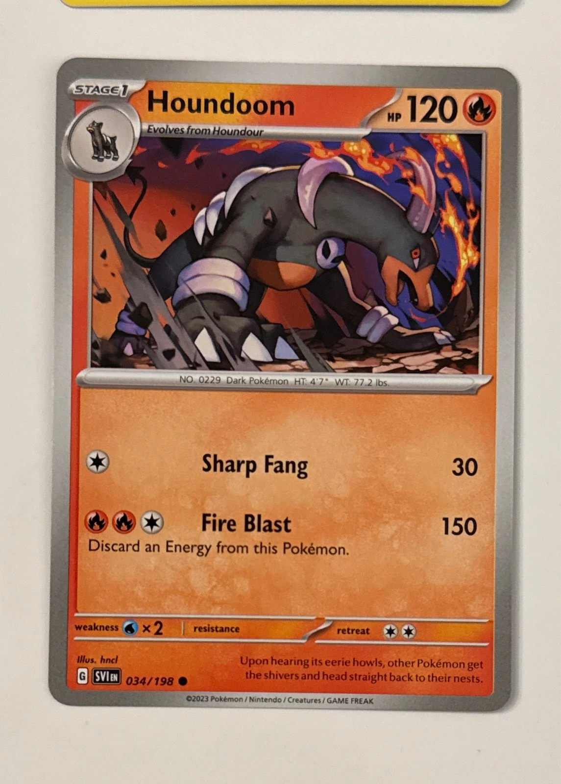Houndoom - Scarlet & Violet #034/198