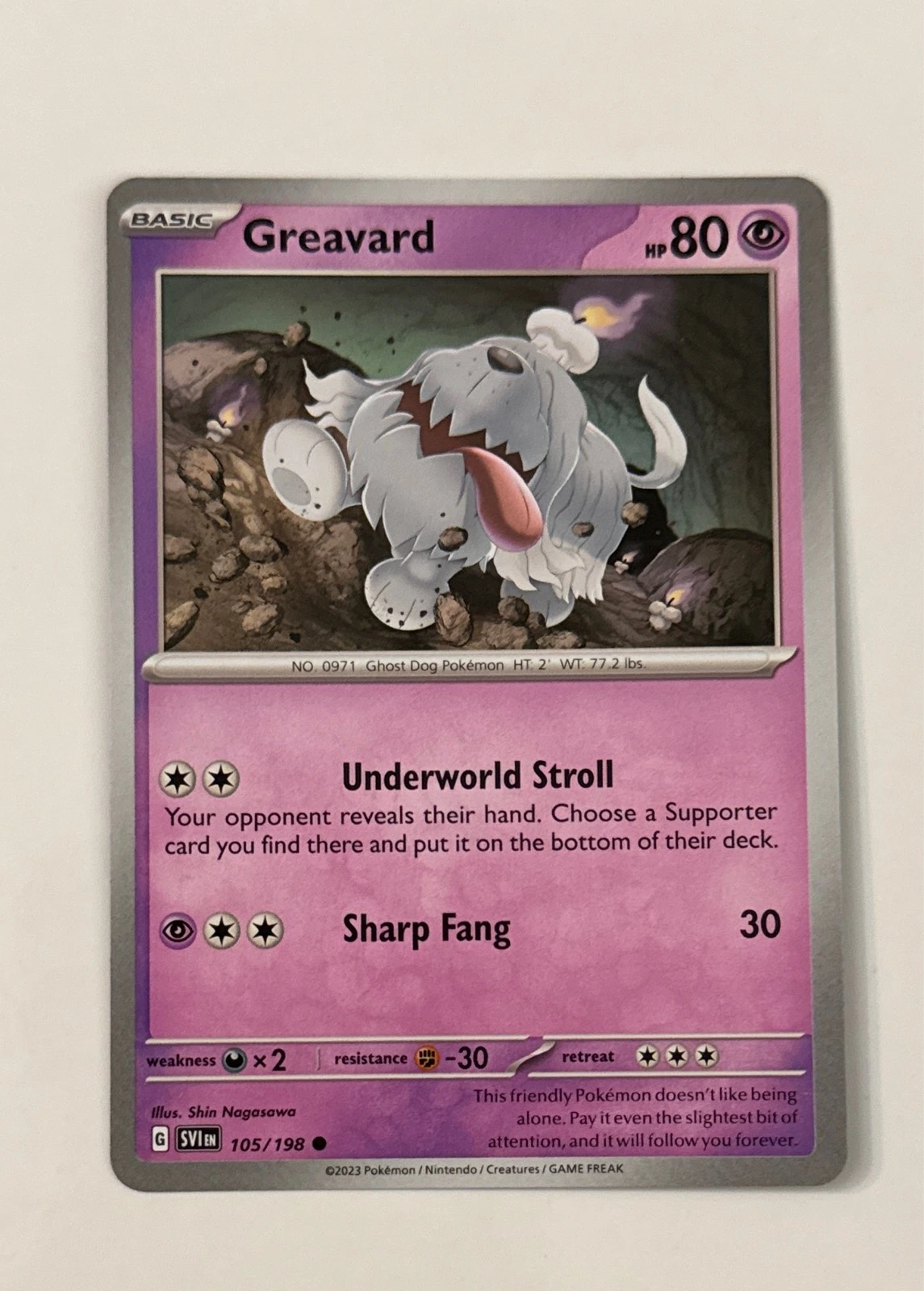 Greavard - Scarlet & Violet #105/198