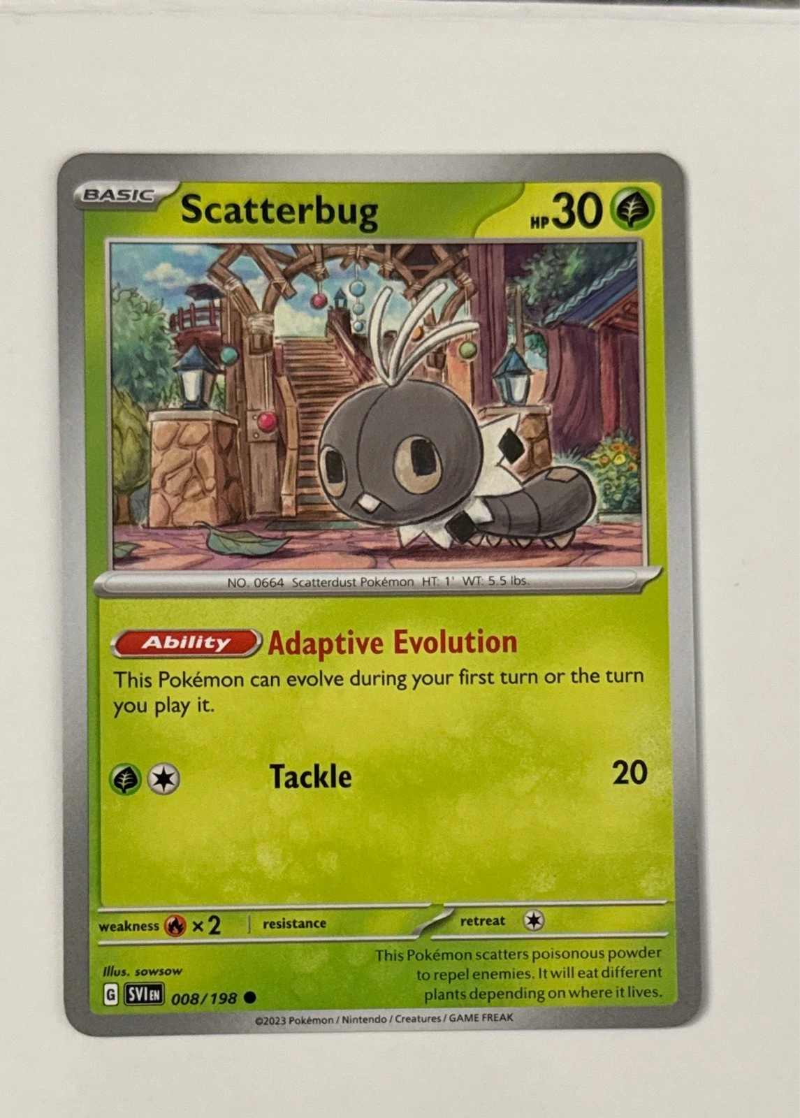 Scatterbug - Scarlet & Violet #008/198