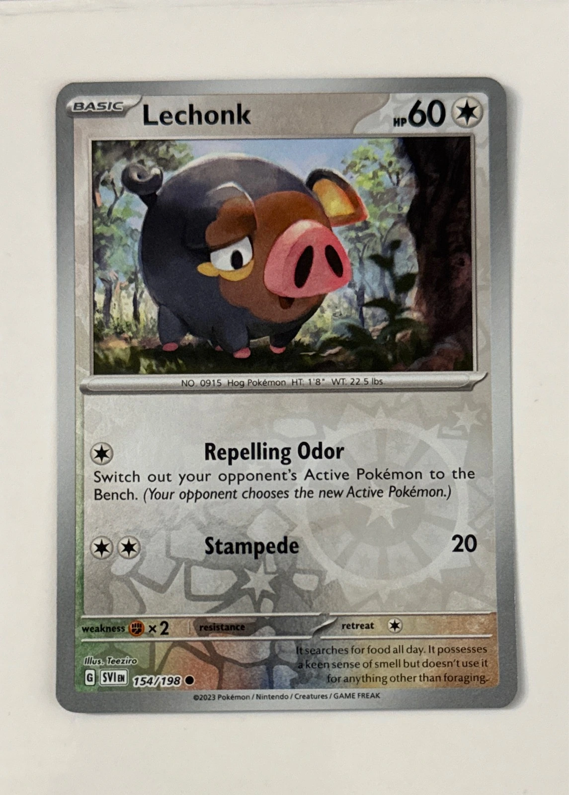 Lechonk - Scarlet & Violet #154/198