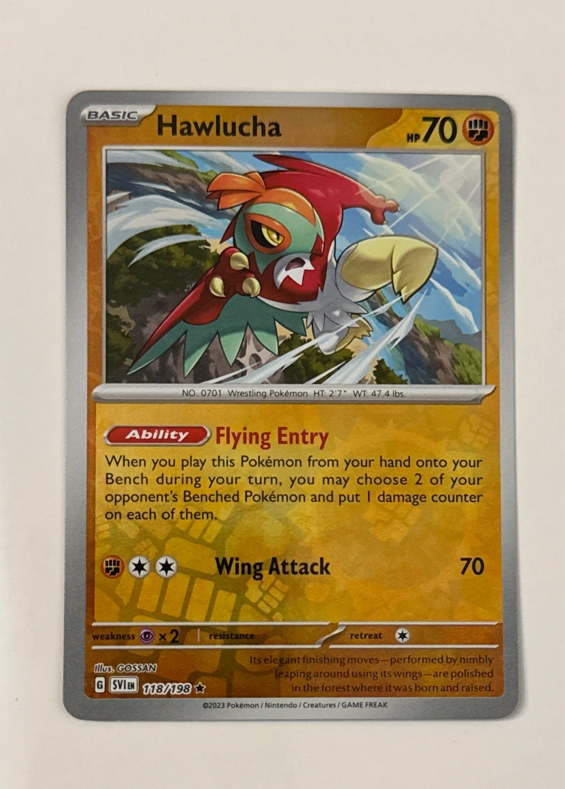 Hawlucha - Scarlet & Violet #118/198