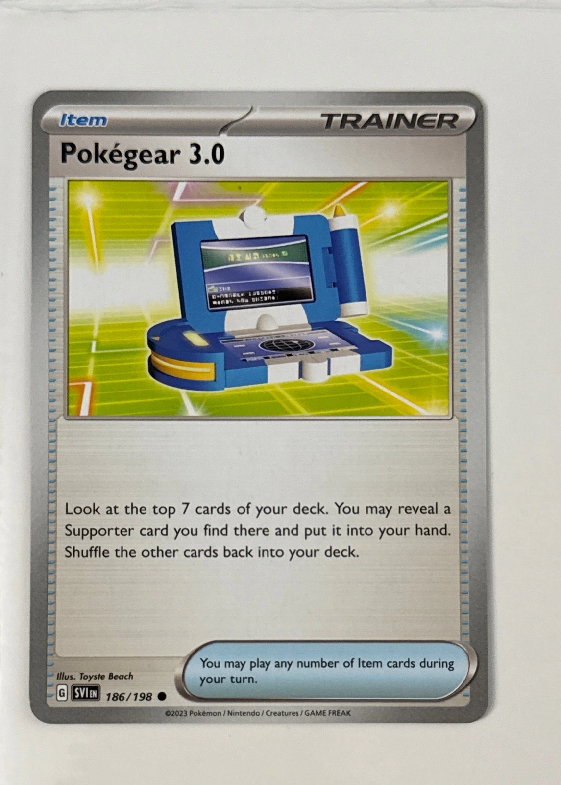 Pokégear 3.0 - Scarlet & Violet #186/198