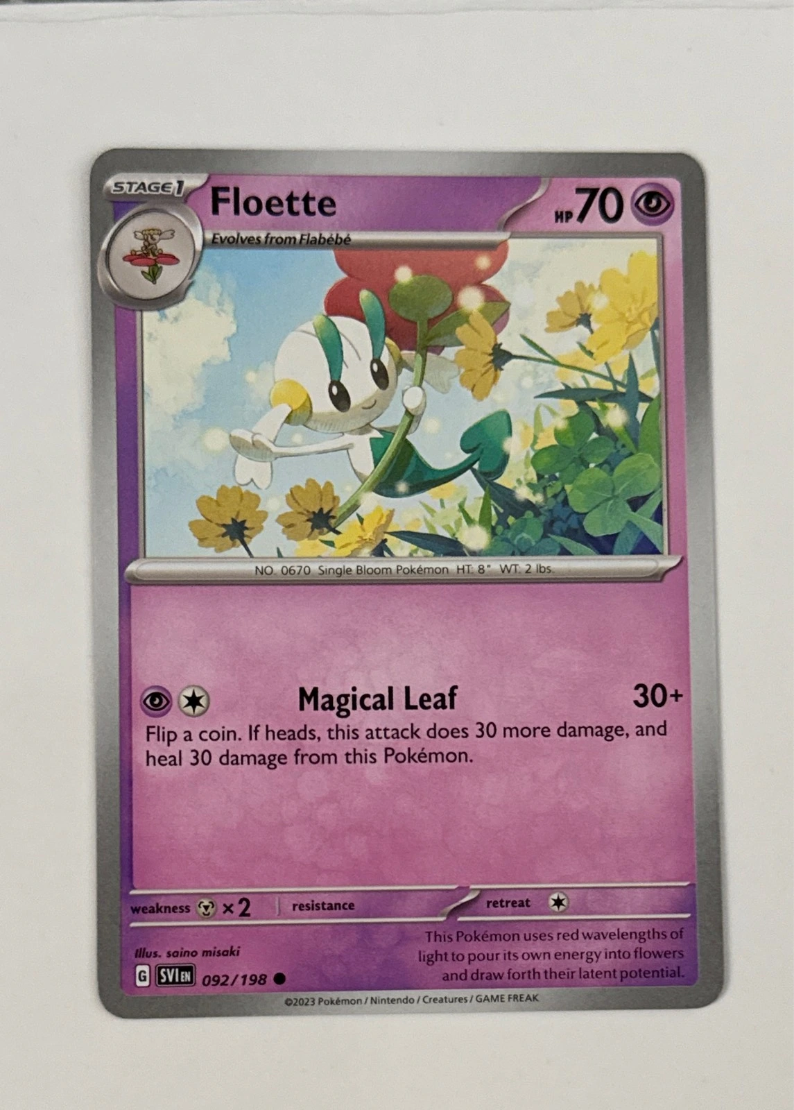 Floette - Scarlet & Violet #092/198