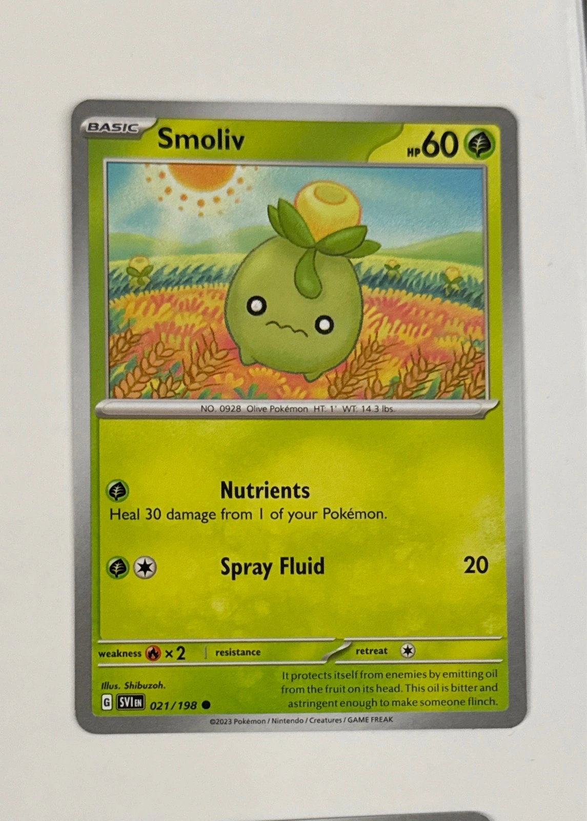 Smoliv - Scarlet & Violet #021/198