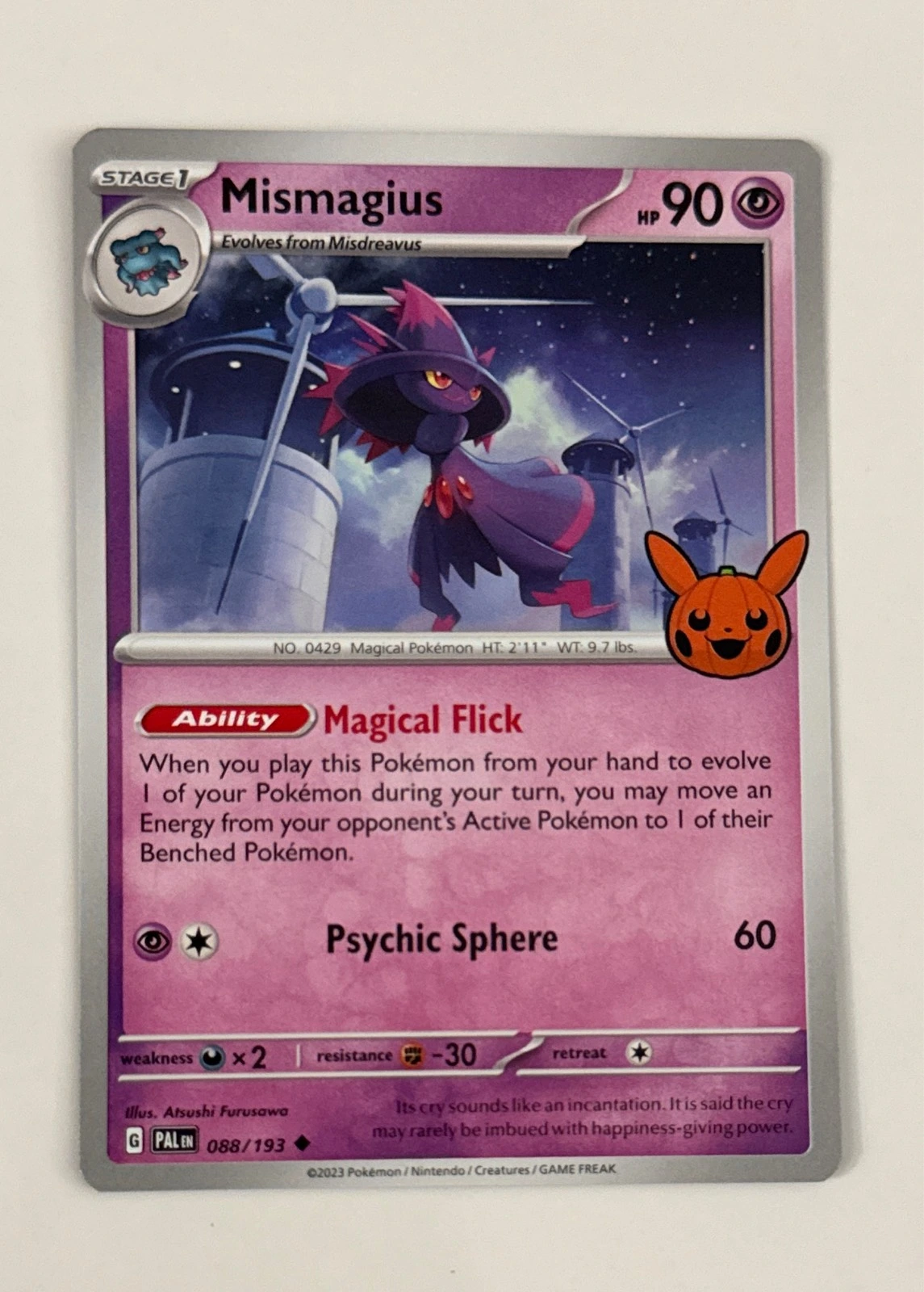 Mismagius - Scarlet & Violet: Paldea Evolved #088/193