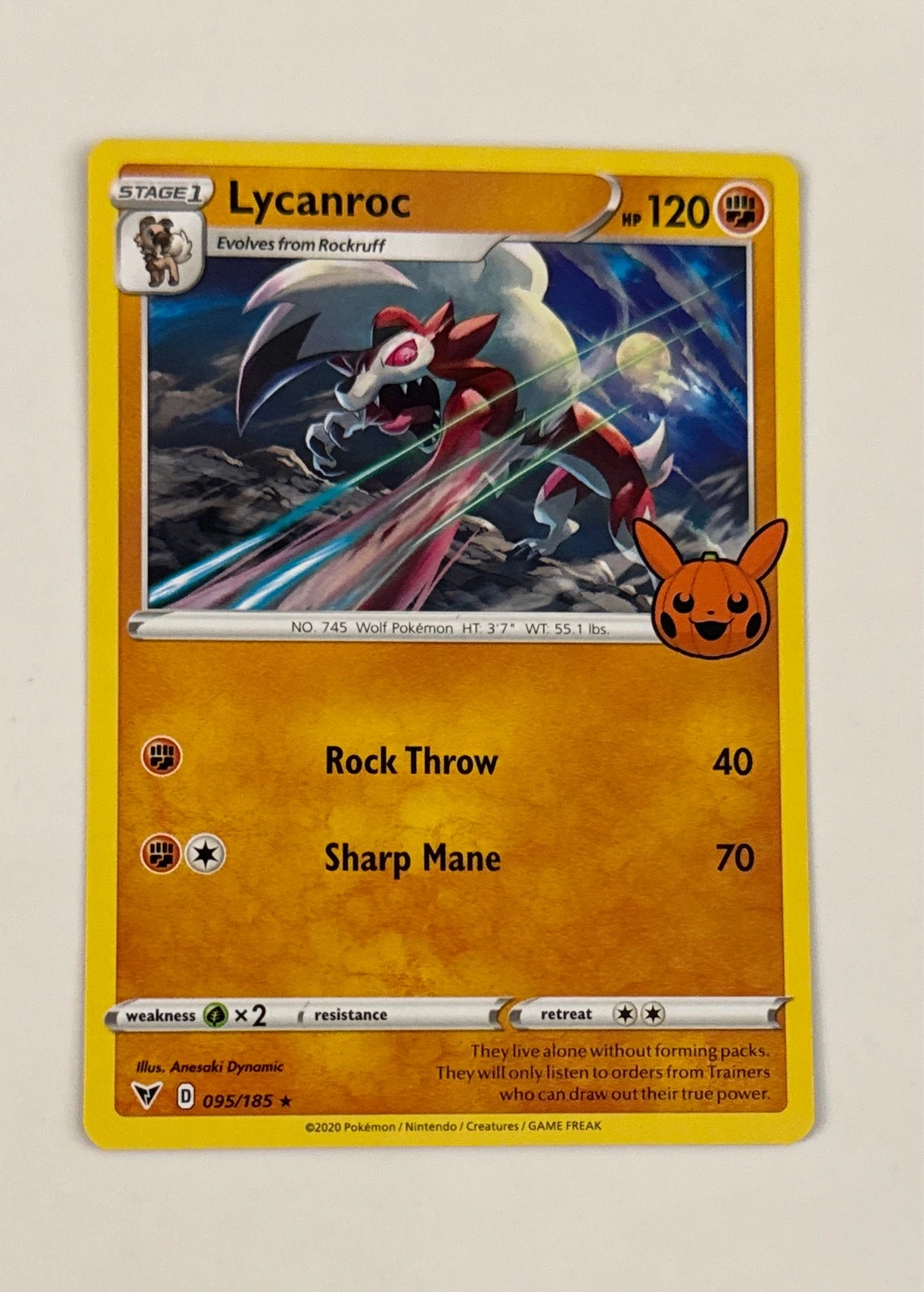 Lycanroc - Vivid Voltage #095/185