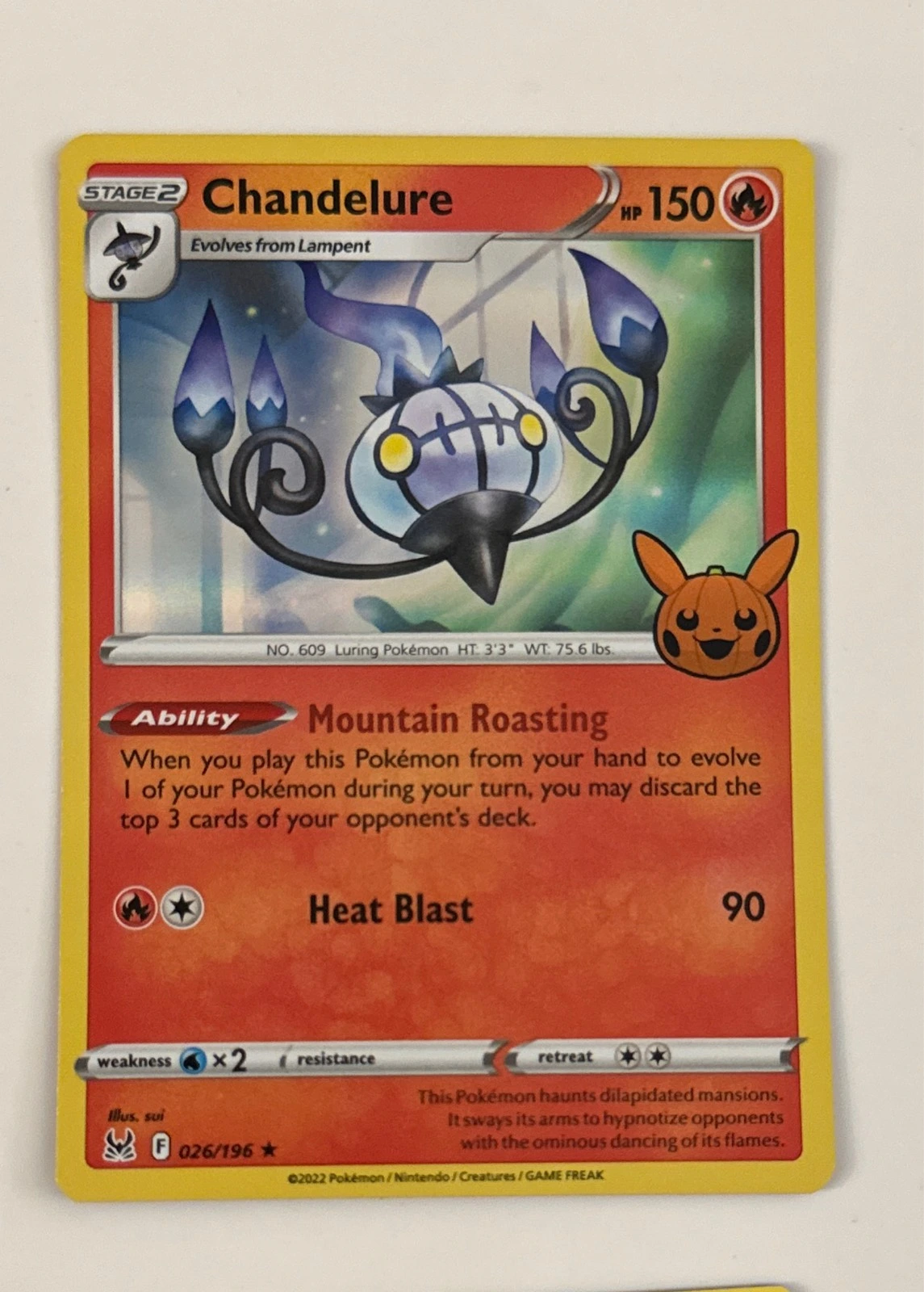 Chandelure - Pokémon Trick or Trade BOOster Bundle #026/196