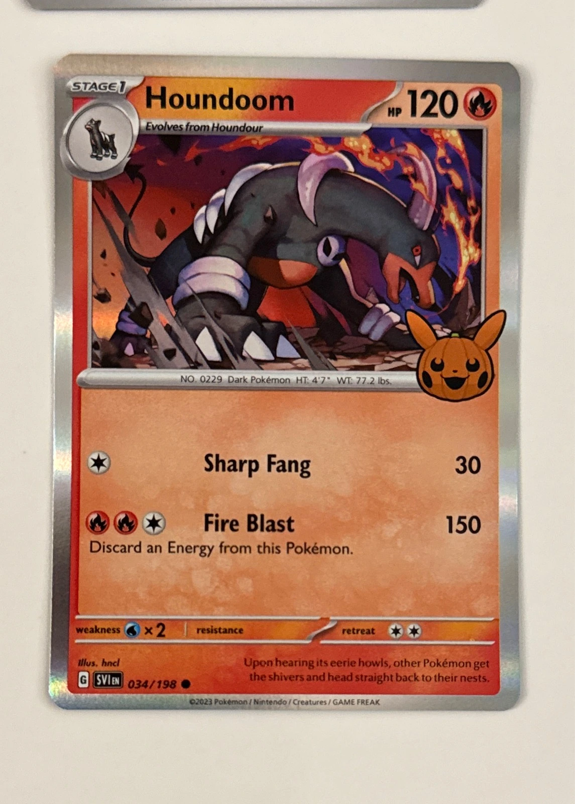 Houndoom - Pokémon Trick or Trade 2023 #034/198