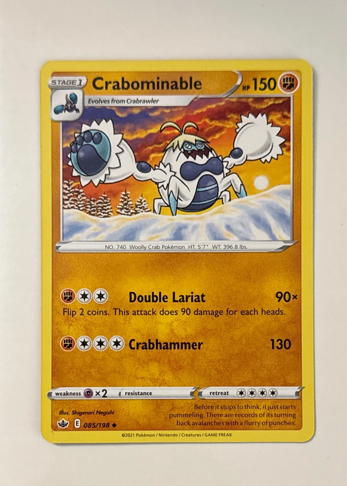 Crabominable - Chilling Reign #085/198