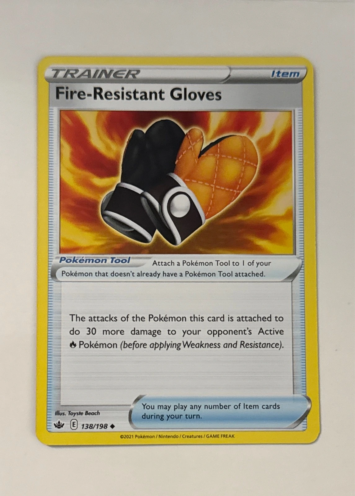 Fire-Resistant Gloves - Chilling Reign #138/198