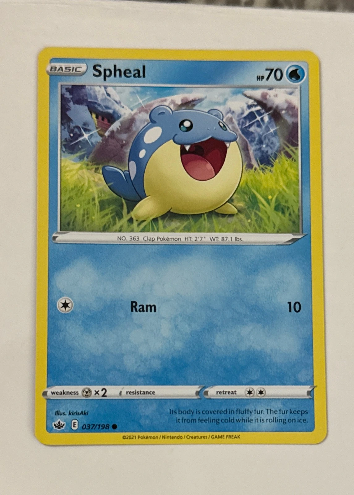 Spheal - Chilling Reign #037/198
