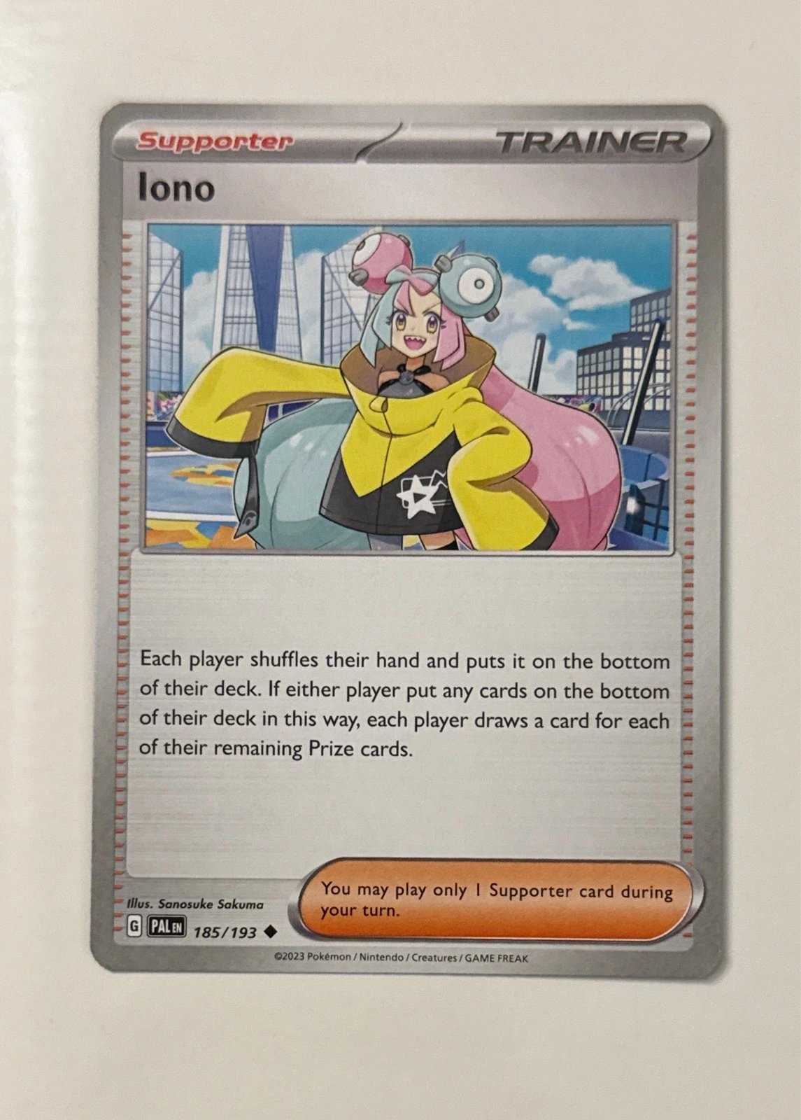 Iono - Paldea Evolved #185/193