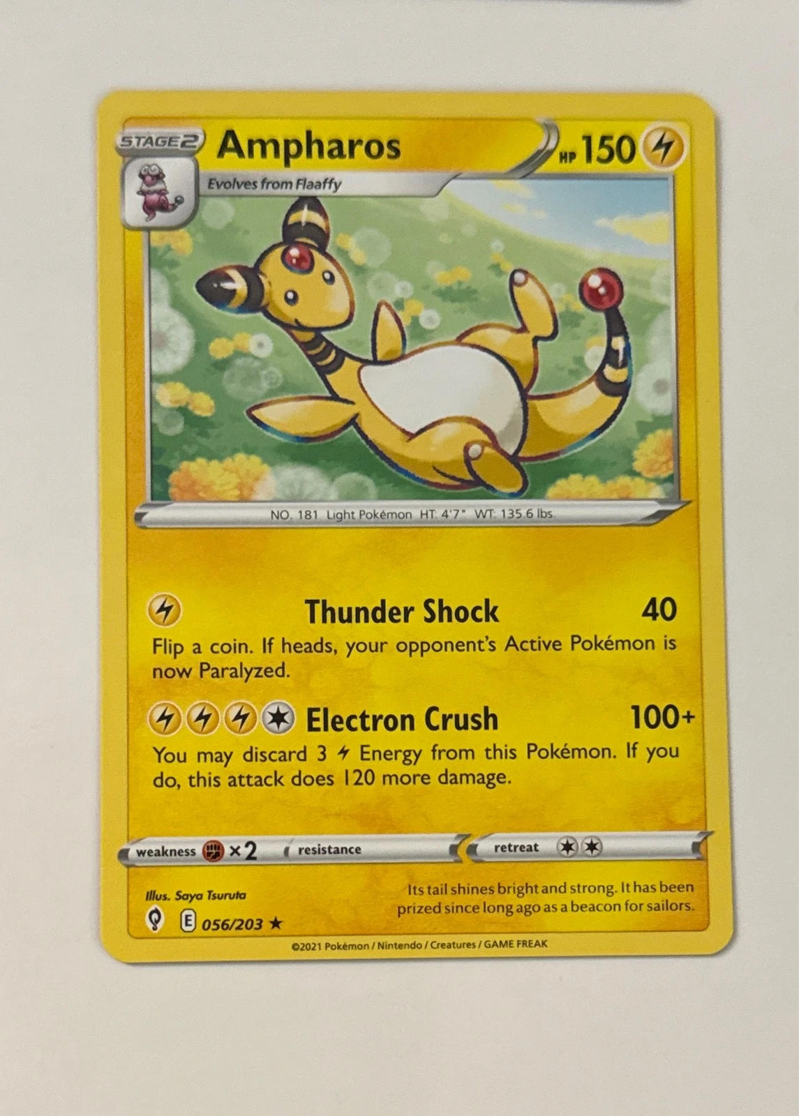 Ampharos - Evolving Skies #056/203