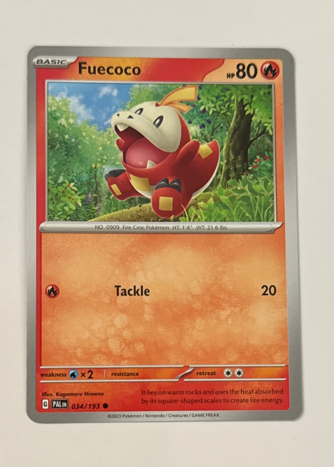 Fuecoco - Paldea Evolved #034/193