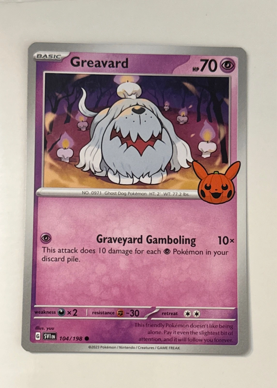 Greavard - Scarlet & Violet #104/198