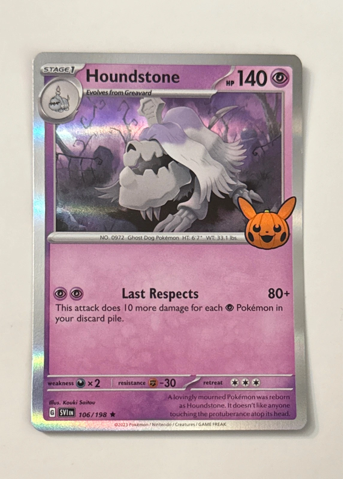 Houndstone - Scarlet & Violet #106/198