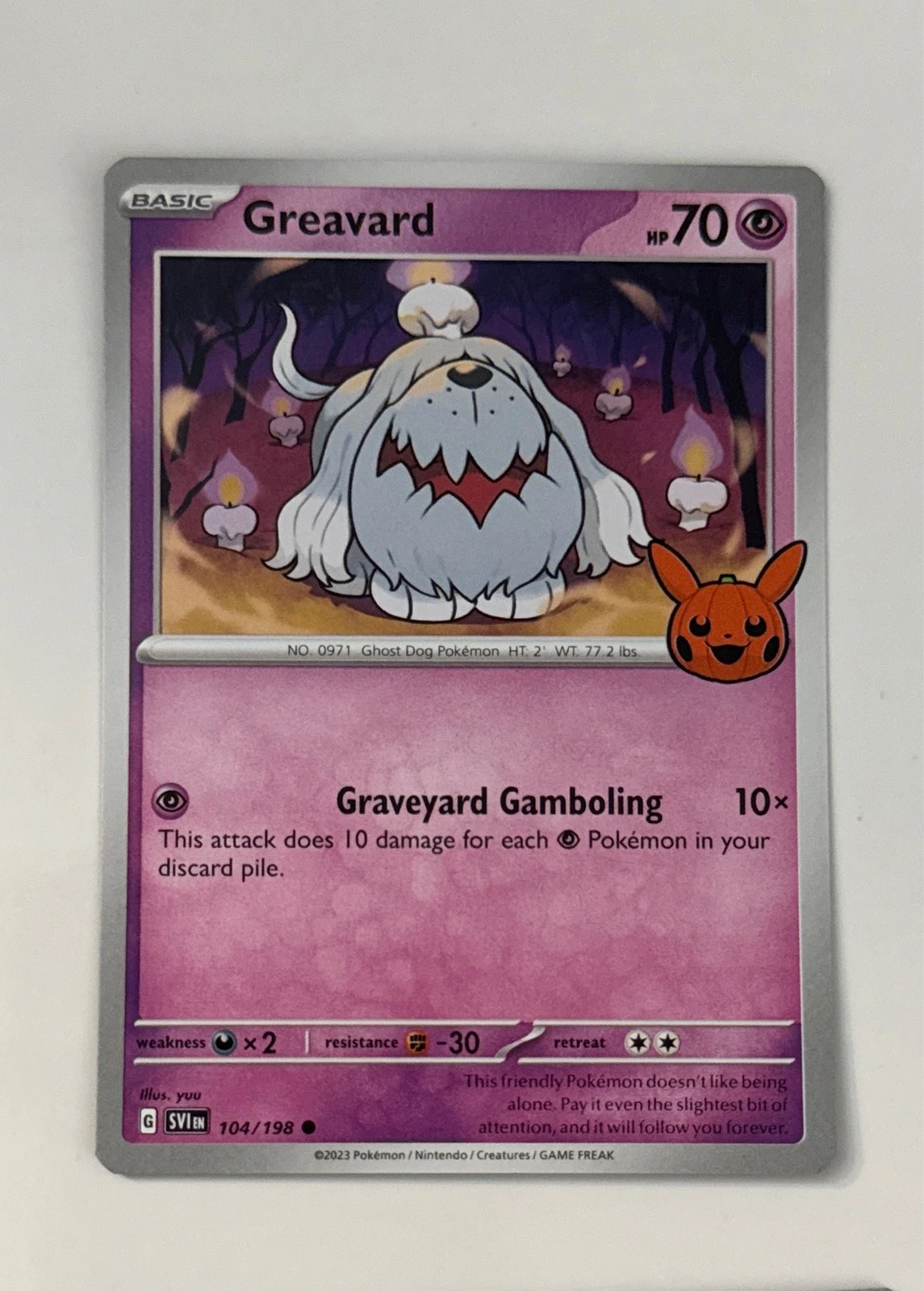 Greavard - Scarlet & Violet #104/198