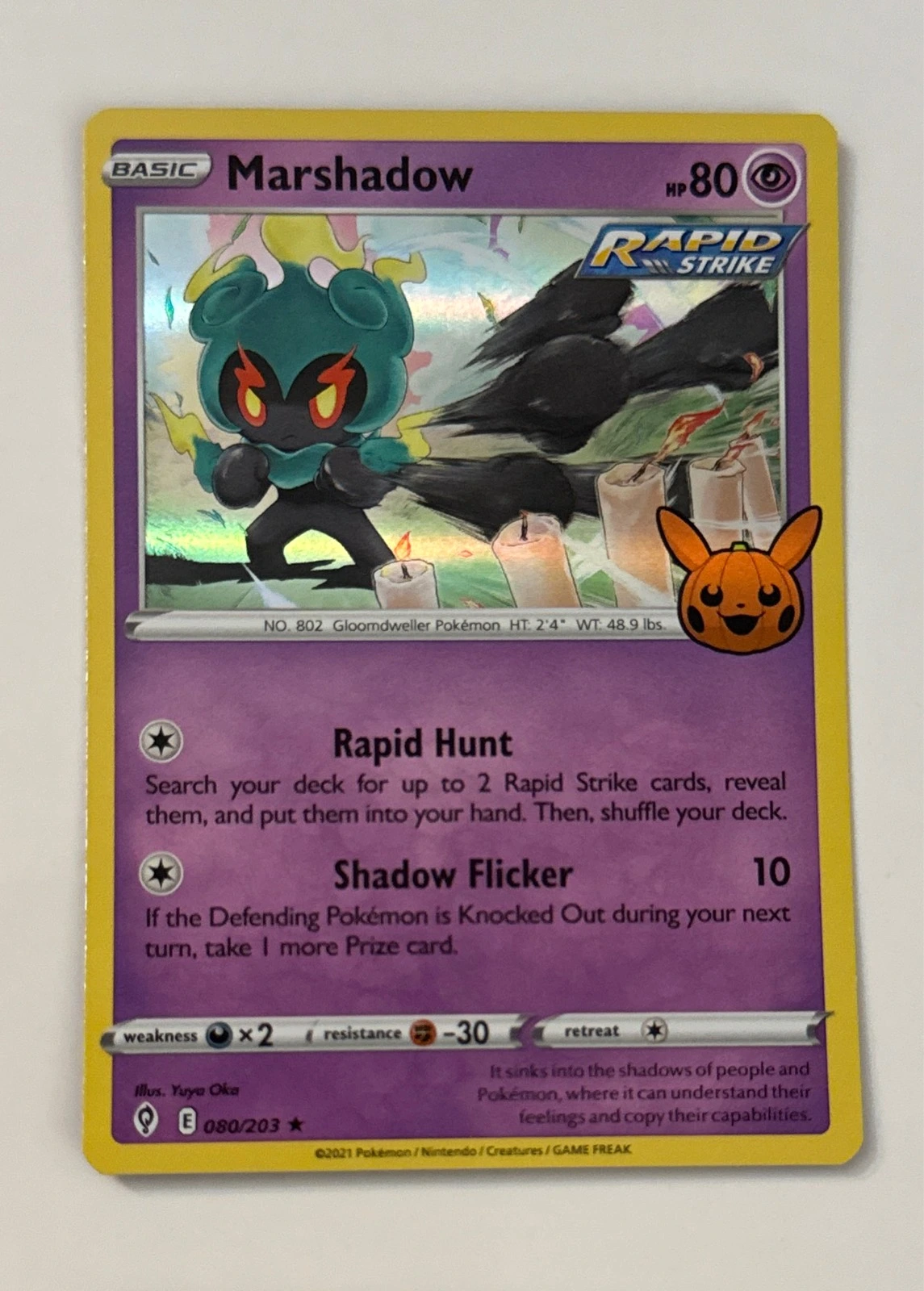 Marshadow - Pokémon Trading Card Game: Trick or Trade BOOster Bundle #080/203