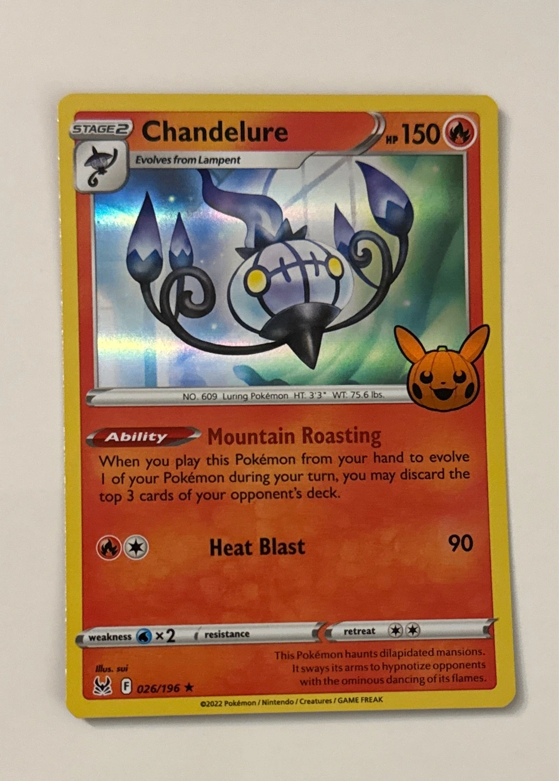 Chandelure - Pokémon Trading Card Game: Trick or Trade BOOster Bundle #026/196