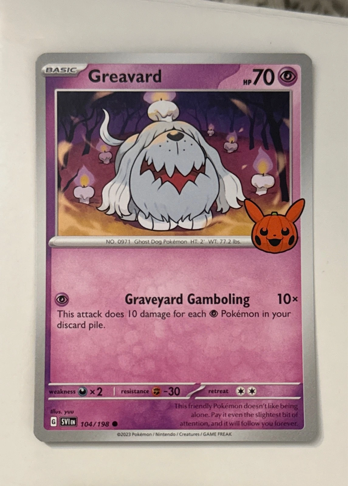 Greavard - Scarlet & Violet #104/198