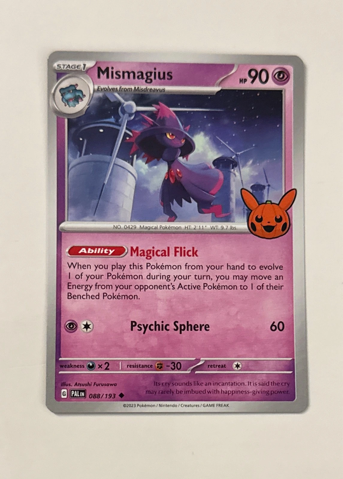 Mismagius - Pokémon Scarlet & Violet #088/193