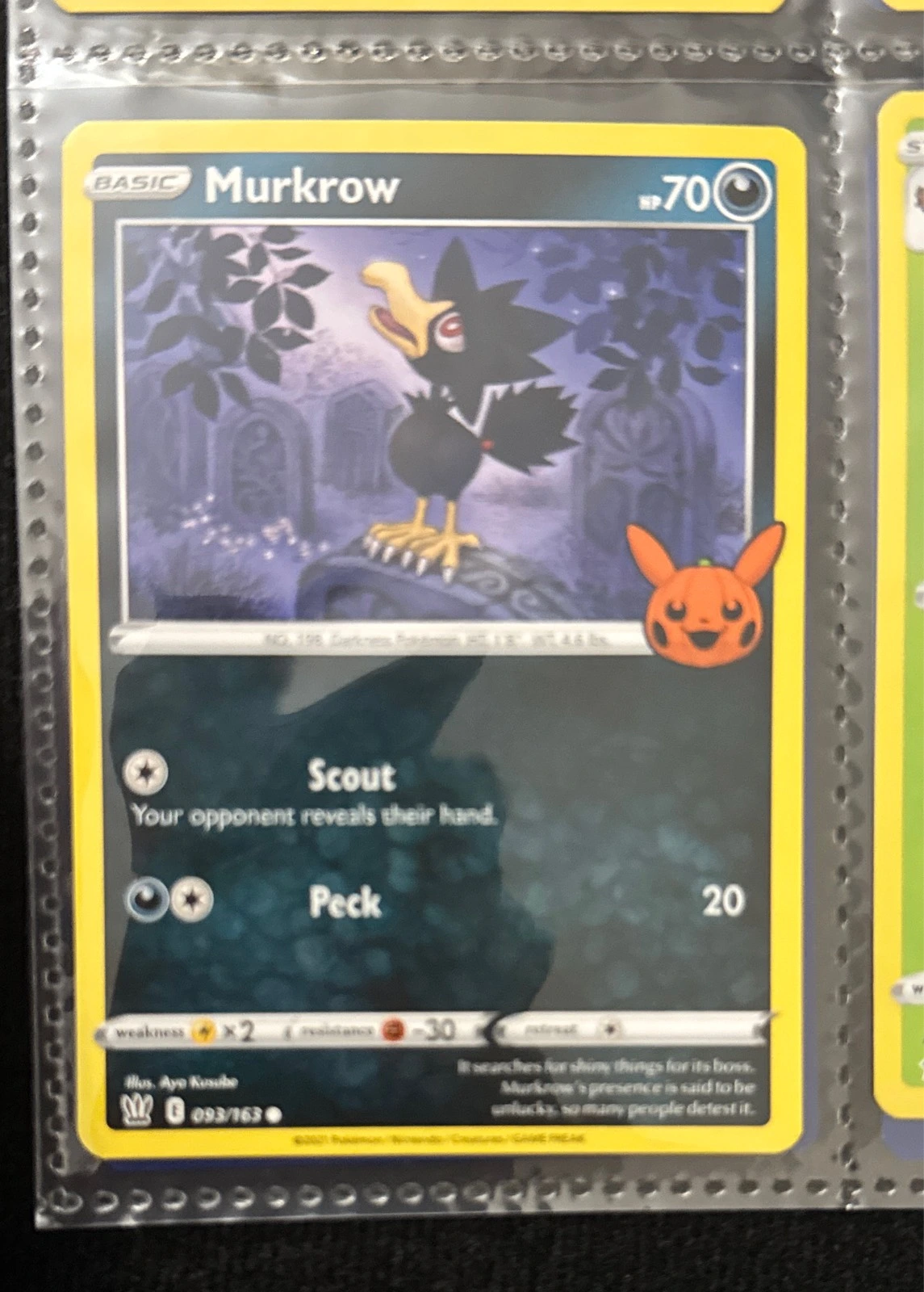Murkrow - Sword & Shield—Battle Styles #093/163