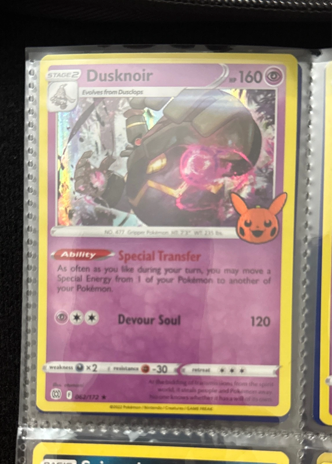 Dusknoir - Sword & Shield—Brilliant Stars #062/172
