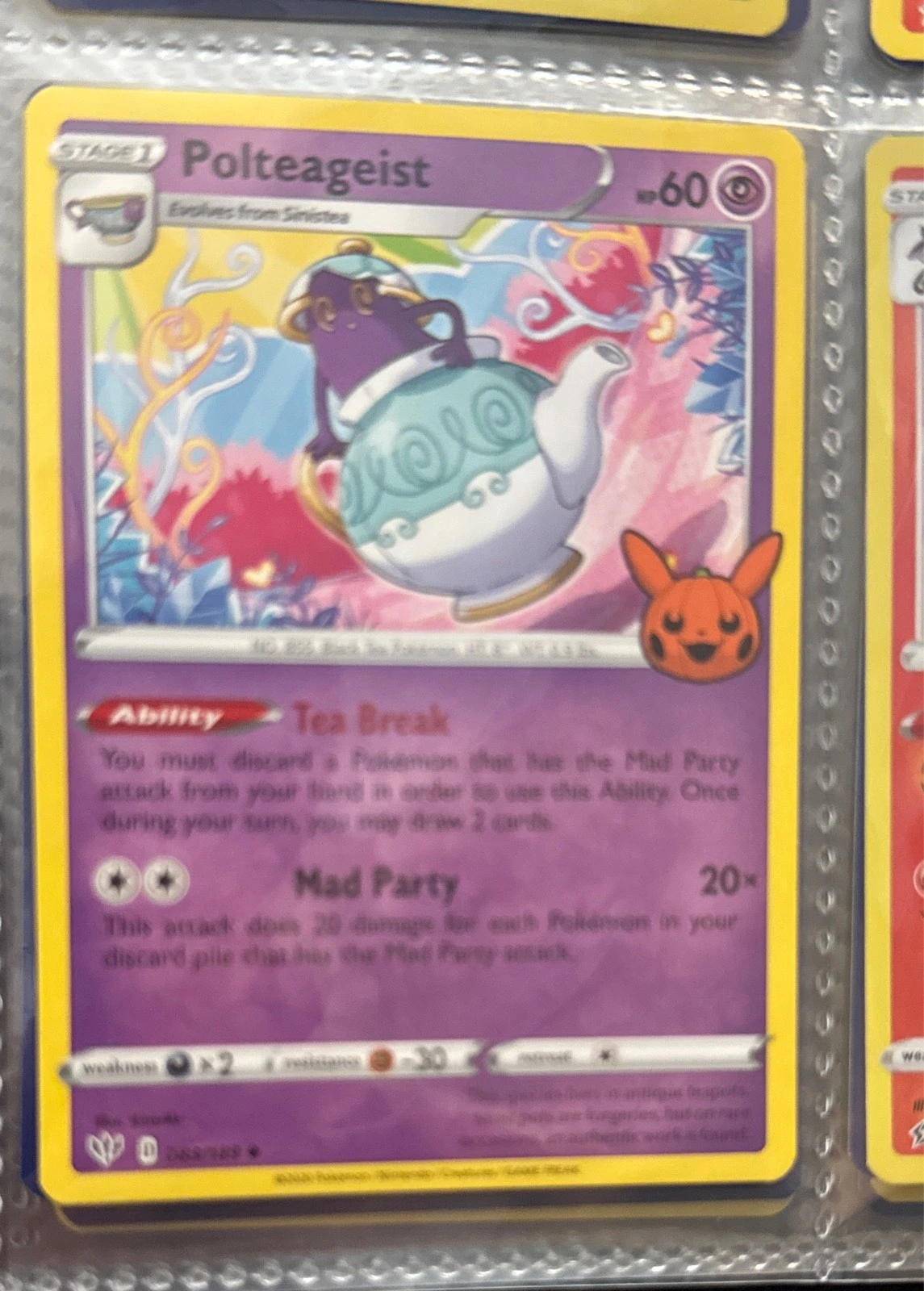 Polteageist - Pokémon Trading Card Game: Trick or Trade BOOster Bundle #068/189