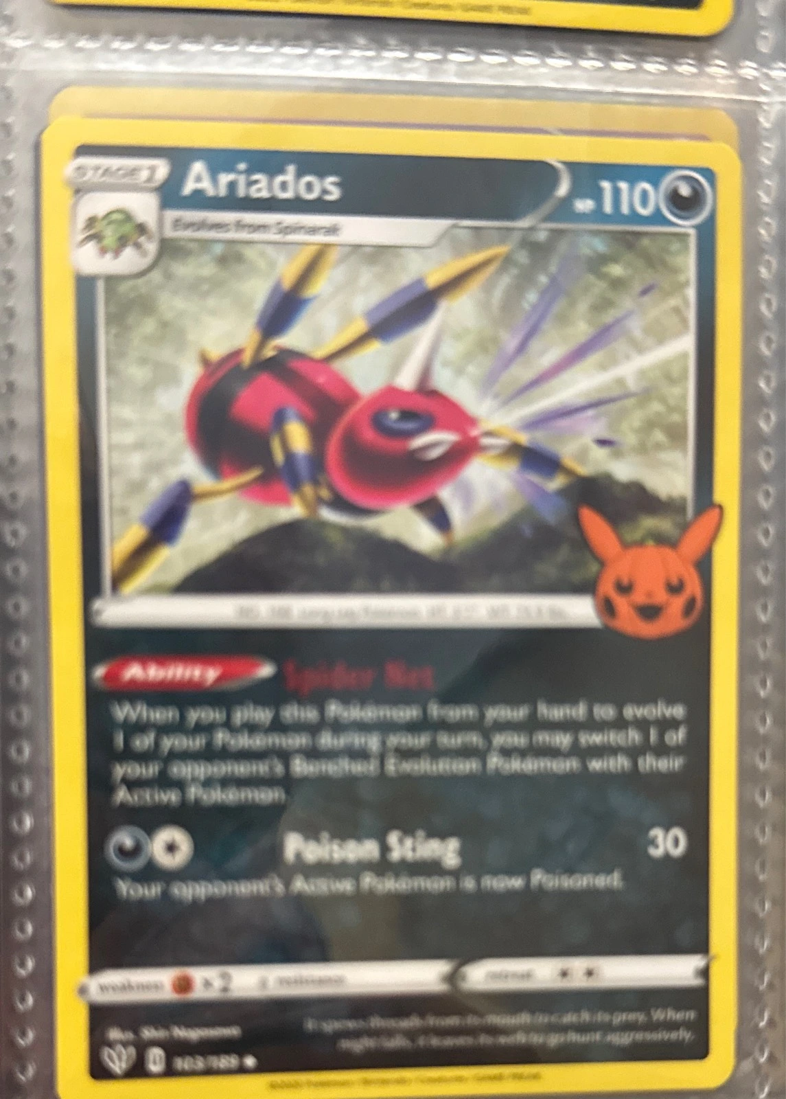 Ariados - Pokémon Trading Card Game Classic #103/189