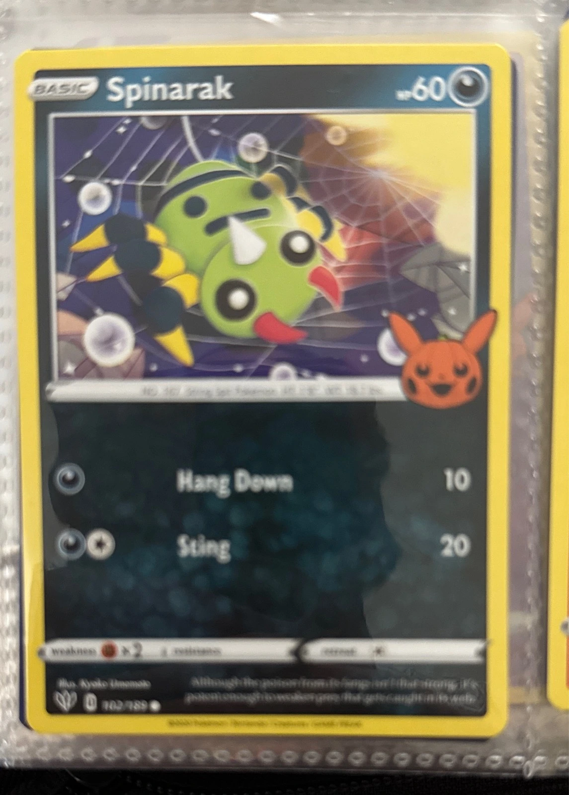 Spinarak - Pokémon TCG: Trick or Trade BOOster Bundle #102/189